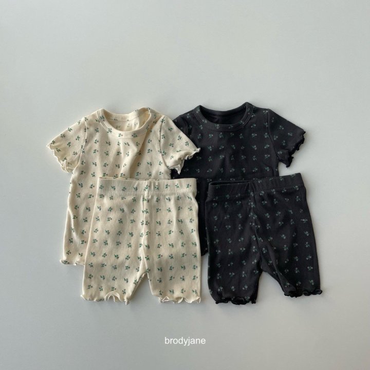 Brody Jane - Korean Baby Fashion - #smilingbaby - Gypsophila Frill Short Sleeve Set