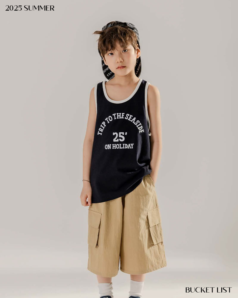 Bucket List - Korean Children Fashion - #Kfashion4kids - Trip Mango Sleeveless Tee - 9