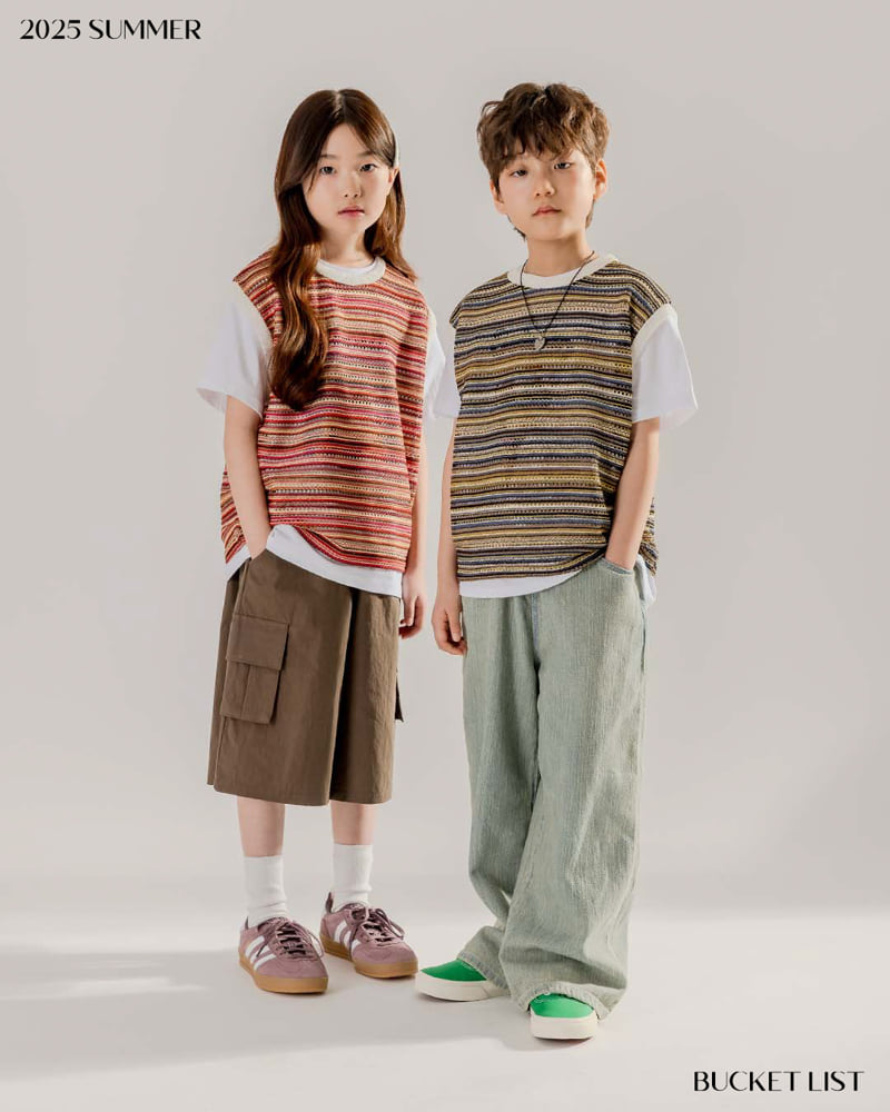 Bucket List - Korean Children Fashion - #Kfashion4kids - Punching Vest - 8