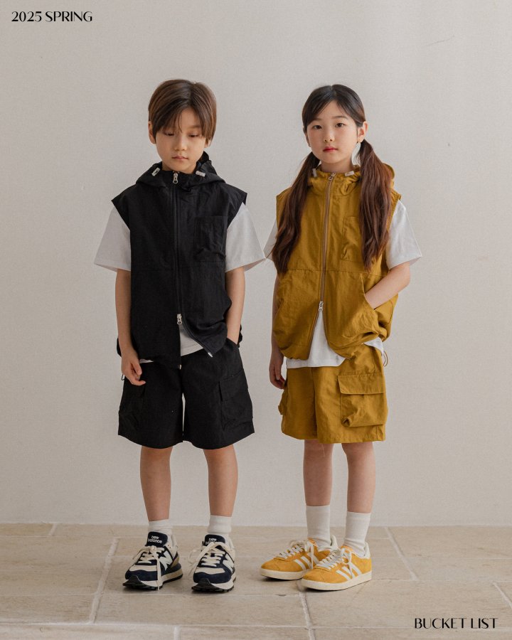 Bucket List - Korean Children Fashion - #childofig - Nylon Cargo Shorts - 6