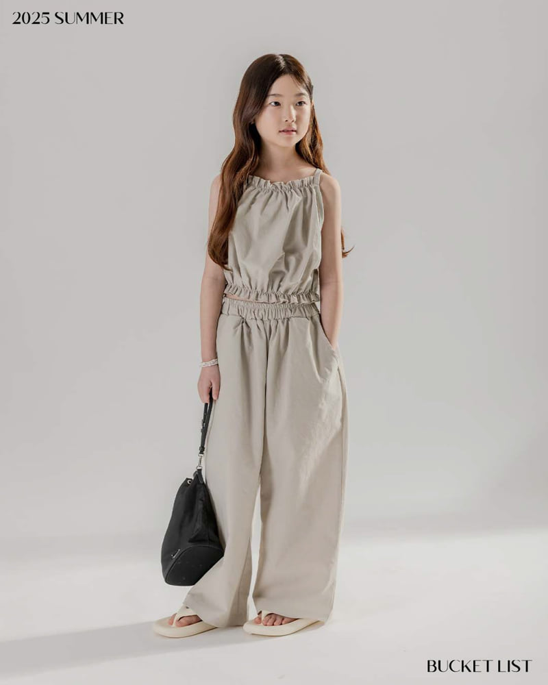 Bucket List - Korean Children Fashion - #childofig - Summer Wide Pants - 3
