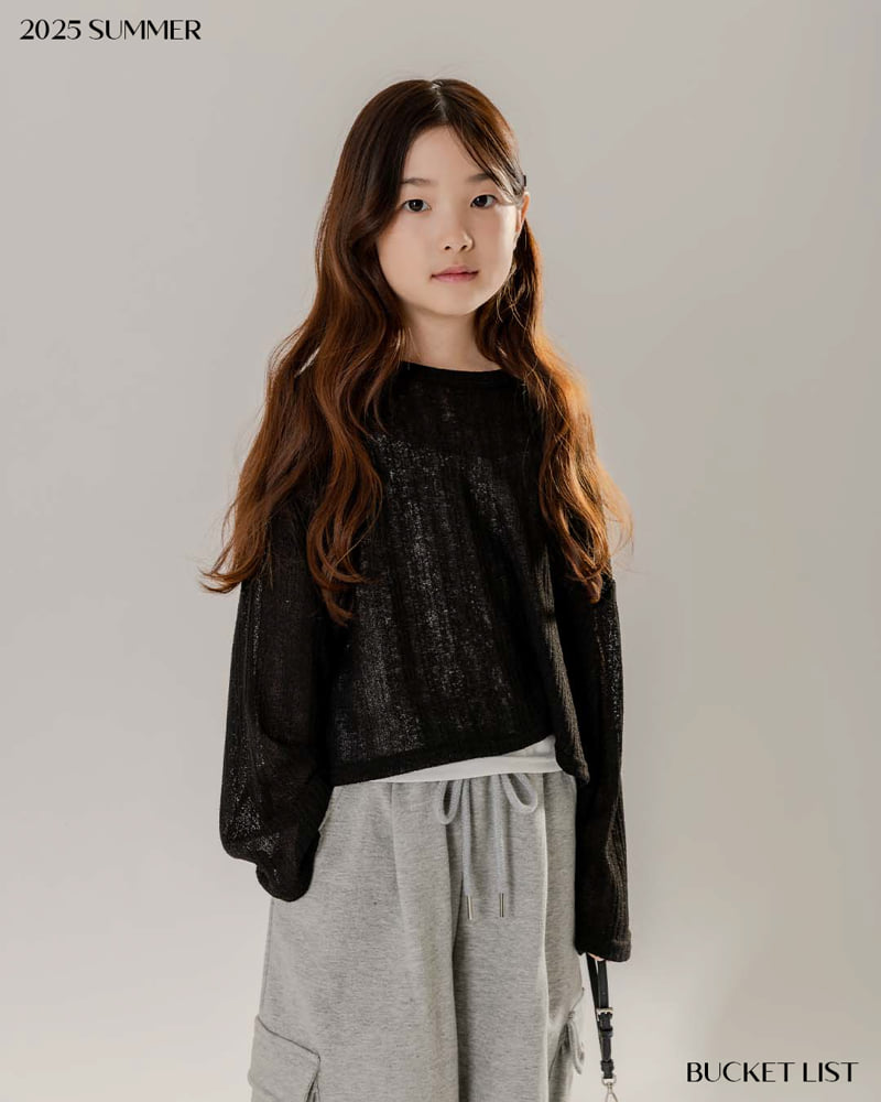 Bucket List - Korean Children Fashion - #childofig - Summer Crop Long Sleeve Tee - 10