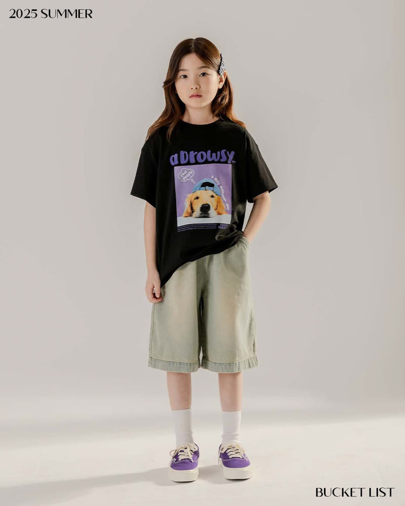 Bucket List - Korean Children Fashion - #childofig - Washed Bermuda Denim Pants - 9
