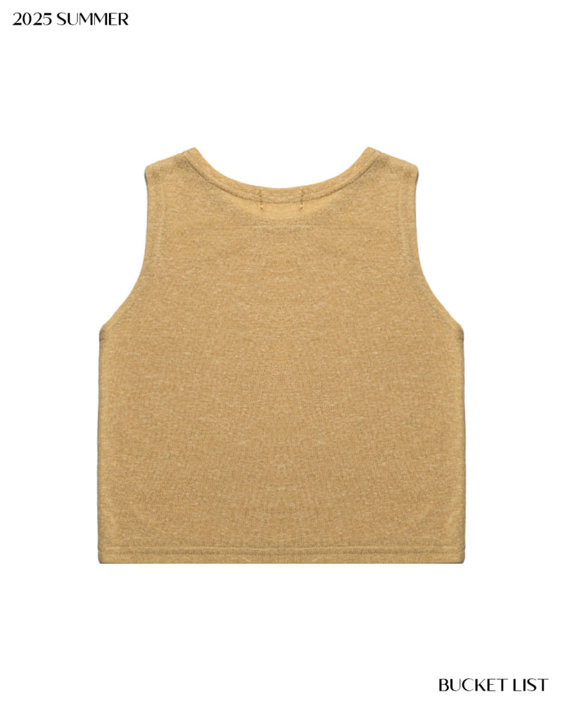 Bucket List - Korean Children Fashion - #childofig - Basic Sleeveless Tee - 6