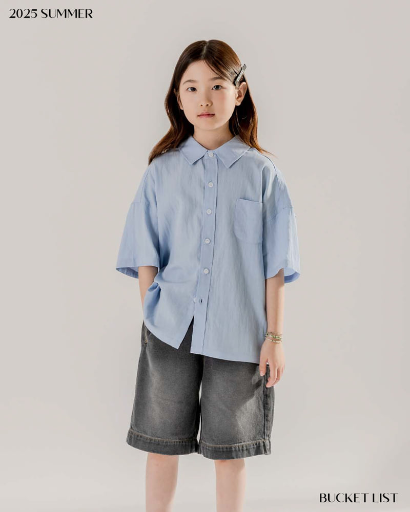 Bucket List - Korean Children Fashion - #childrensboutique - Ice Short Sleeve Shirt - 8