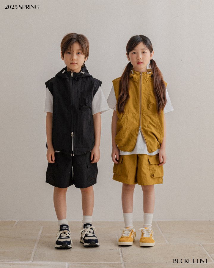 Bucket List - Korean Children Fashion - #childrensboutique - Nylon Cargo Shorts - 7