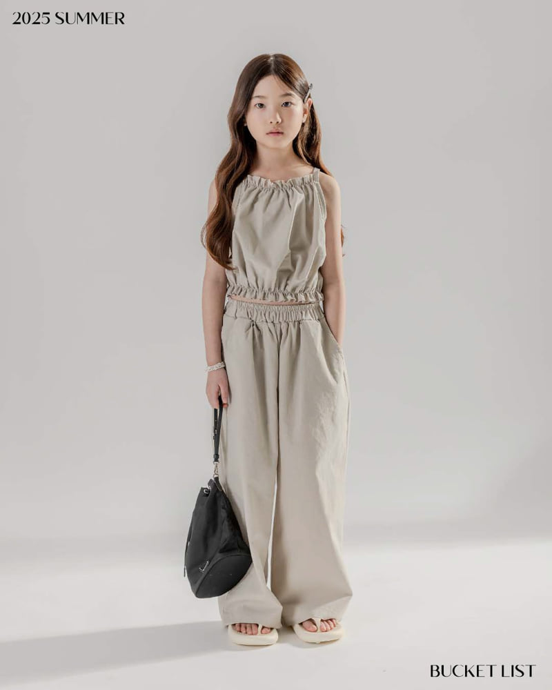 Bucket List - Korean Children Fashion - #childofig - Summer Wide Pants - 4