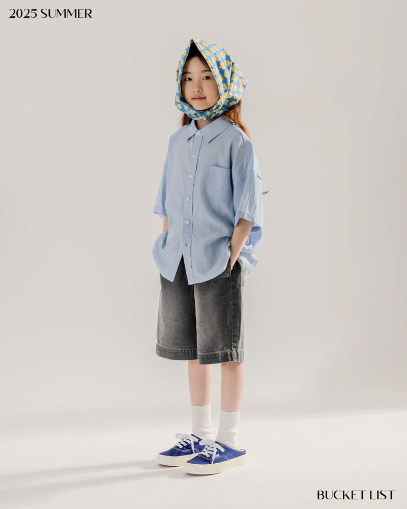 Bucket List - Korean Children Fashion - #discoveringself - Ice Short Sleeve Shirt - 10
