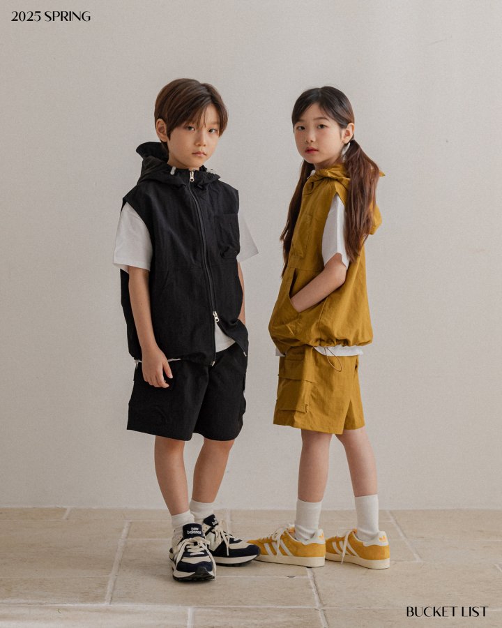 Bucket List - Korean Children Fashion - #discoveringself - Nylon Cargo Shorts - 9