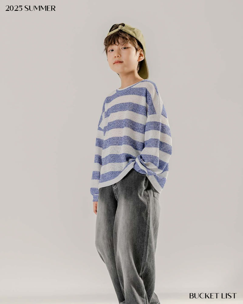 Bucket List - Korean Children Fashion - #discoveringself - Summer Brushed Denim Pants - 10