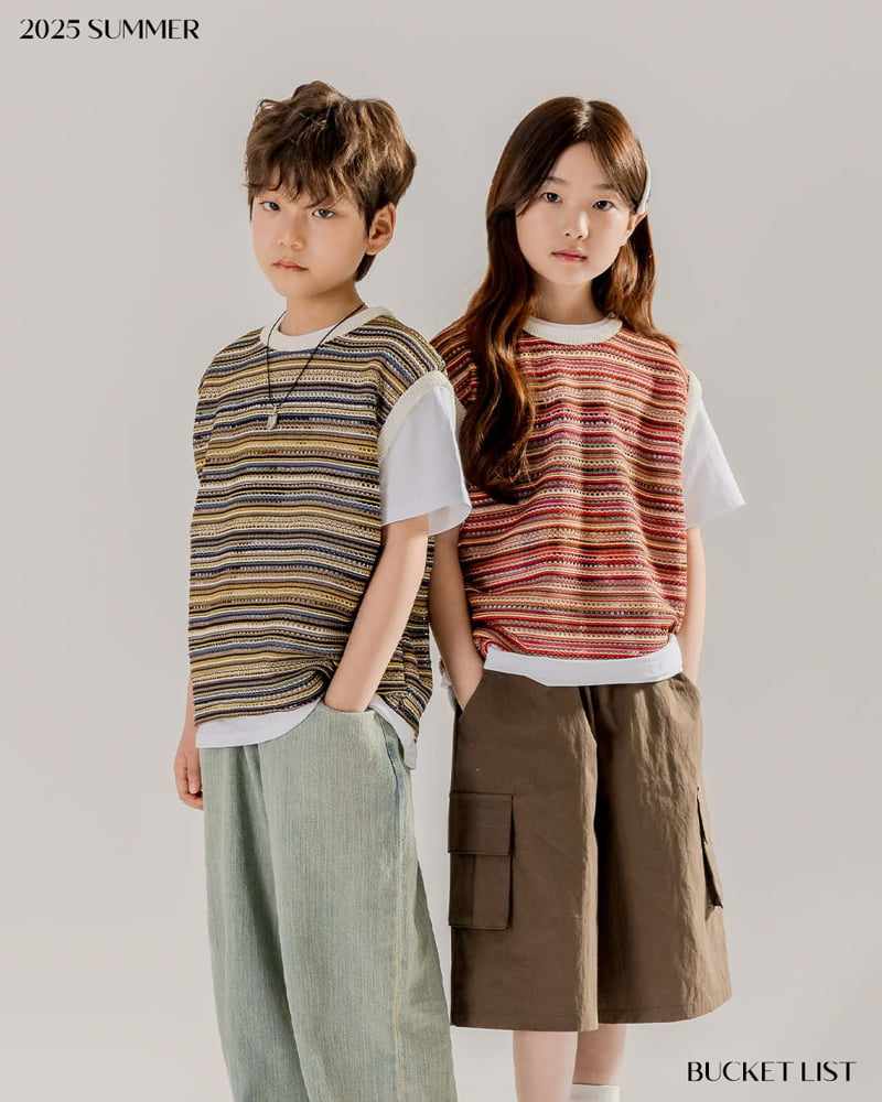 Bucket List - Korean Children Fashion - #discoveringself - Punching Vest - 3
