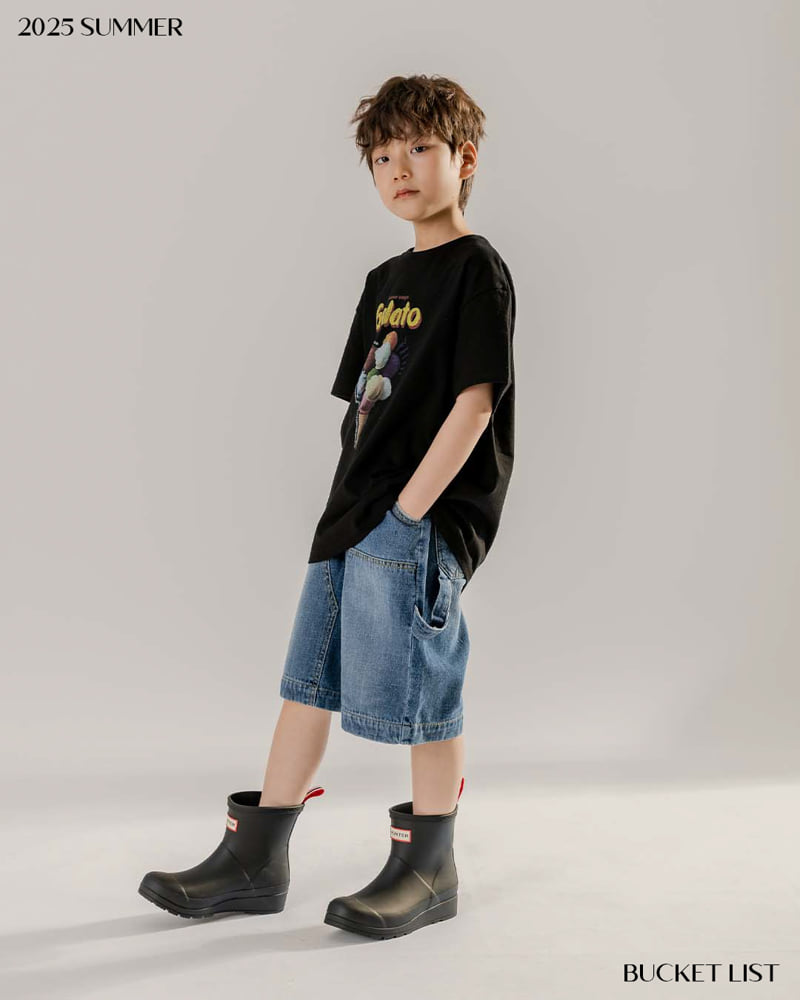 Bucket List - Korean Children Fashion - #fashionkids - Carpenter Shorts - 12