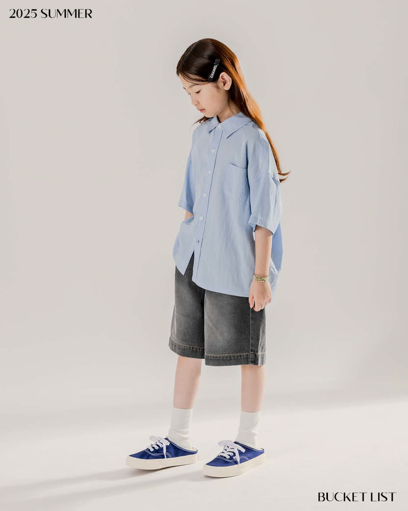Bucket List - Korean Children Fashion - #fashionkids - Ice Short Sleeve Shirt - 11