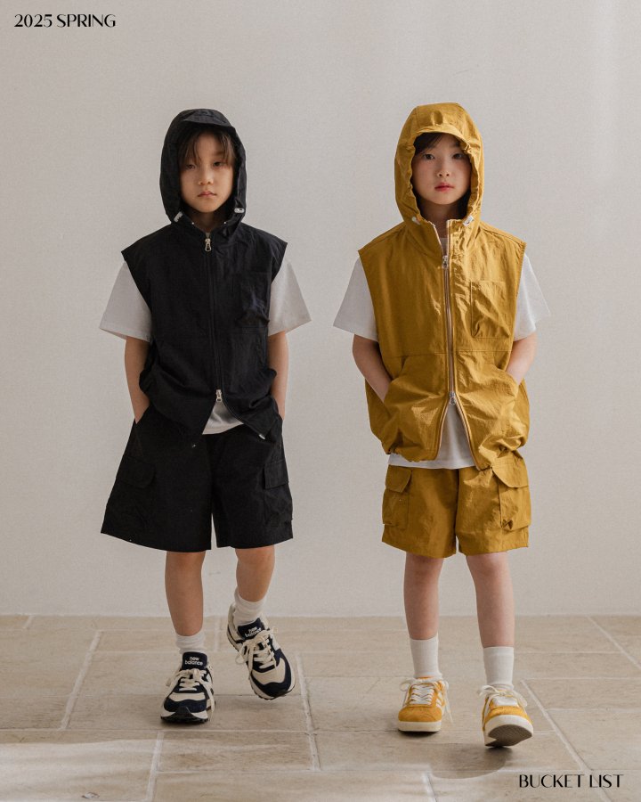 Bucket List - Korean Children Fashion - #fashionkids - Nylon Cargo Shorts - 10