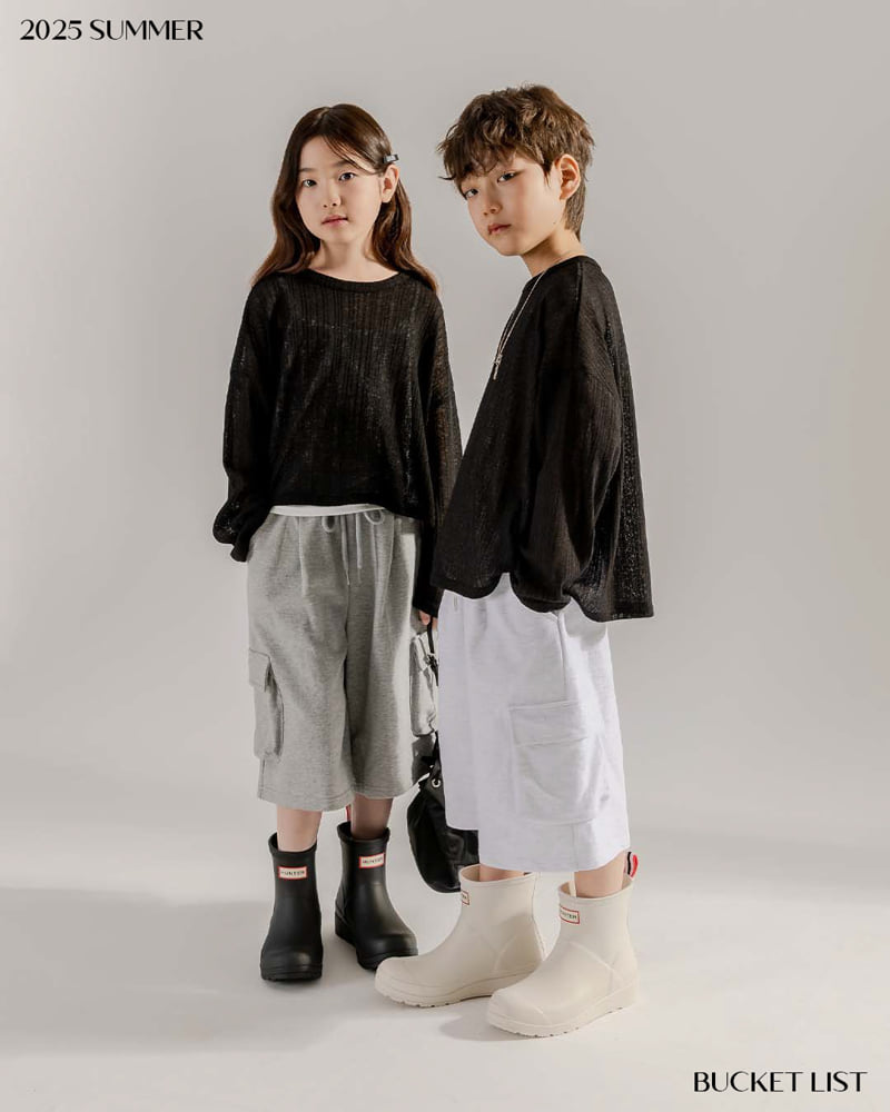 Bucket List - Korean Children Fashion - #fashionkids - Jersey Bermuda Pants - 5
