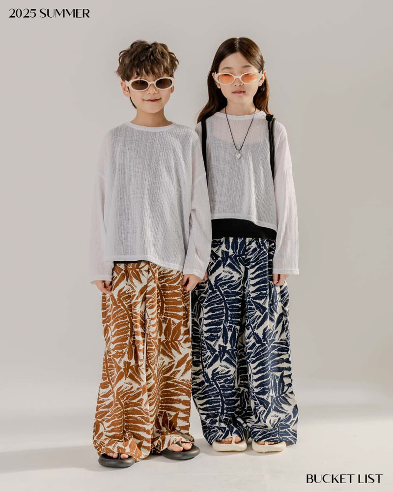 Bucket List - Korean Children Fashion - #kidsshorts - Coconut Flow Pants - 10