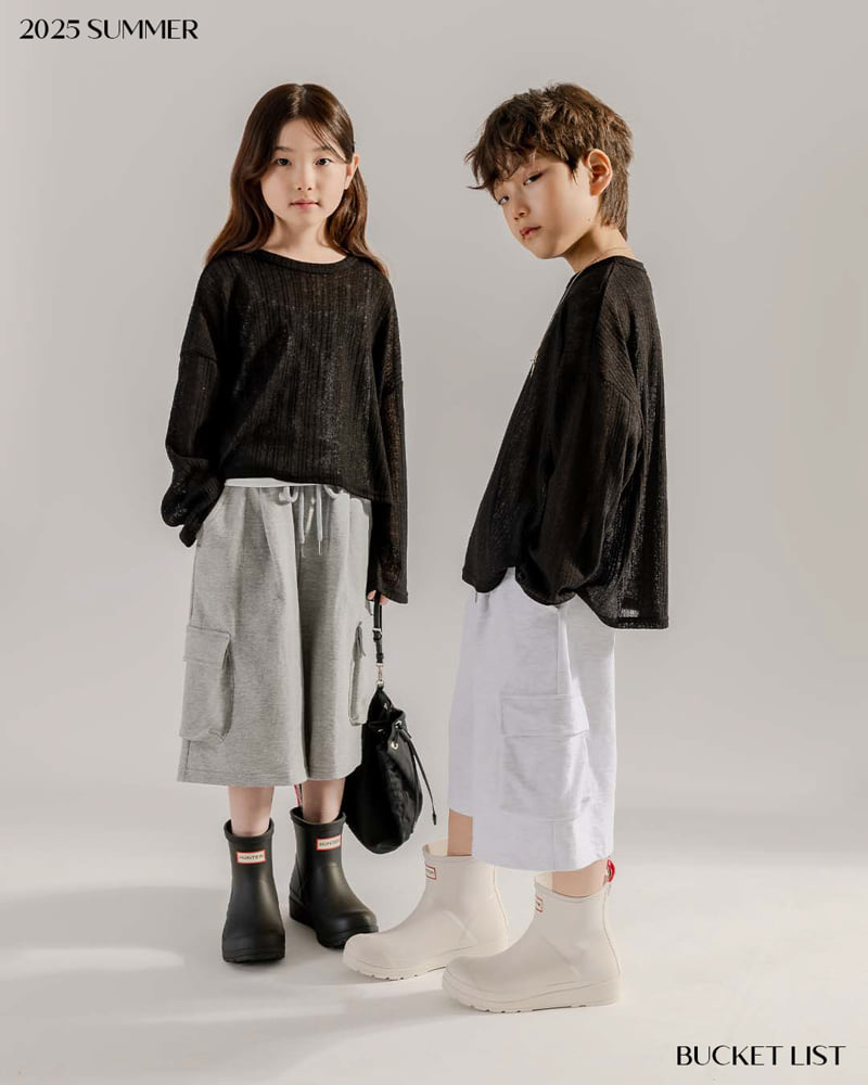 Bucket List - Korean Children Fashion - #kidsshorts - Jersey Bermuda Pants - 6