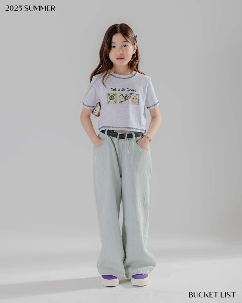 Bucket List - Korean Children Fashion - #kidsshorts - Summer Teen Wide Pants - 3