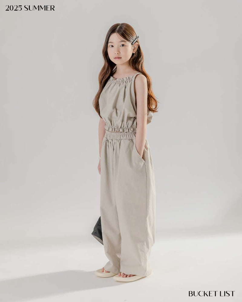 Bucket List - Korean Children Fashion - #kidsstore - Summer Wide Pants - 9
