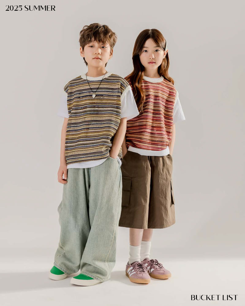 Bucket List - Korean Children Fashion - #kidsstore - Punching Vest - 6