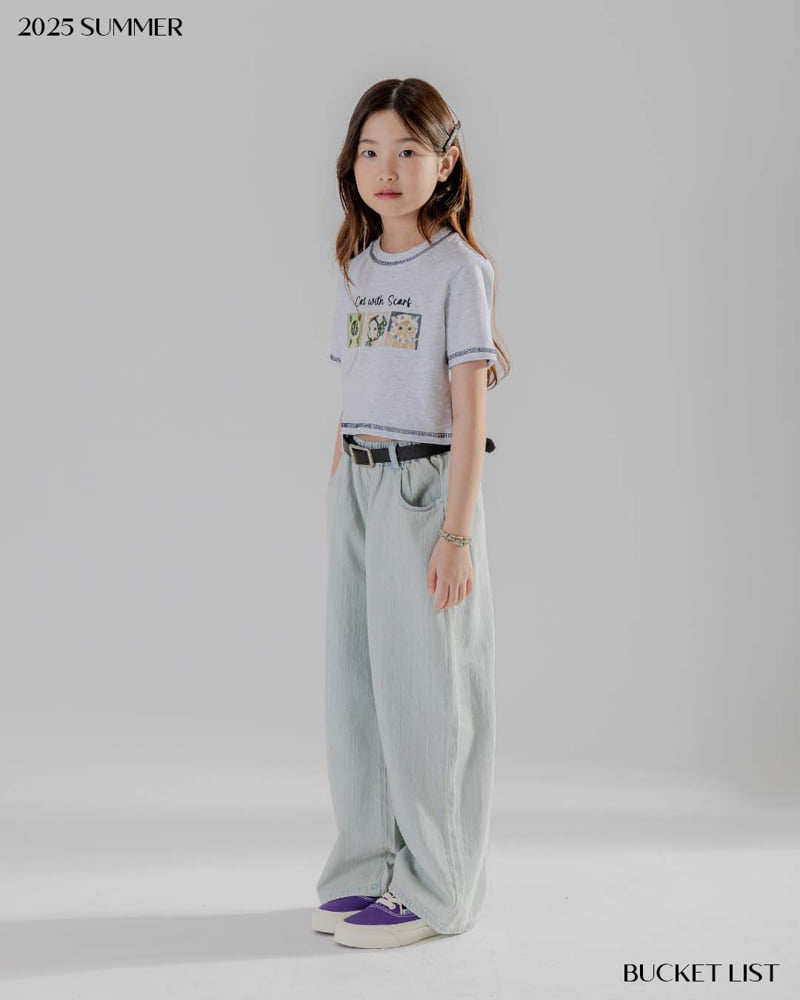 Bucket List - Korean Children Fashion - #kidzfashiontrend - Summer Teen Wide Pants - 5
