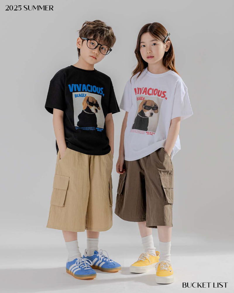 Bucket List - Korean Children Fashion - #kidzfashiontrend - Bermuda Cargo Pants - 3
