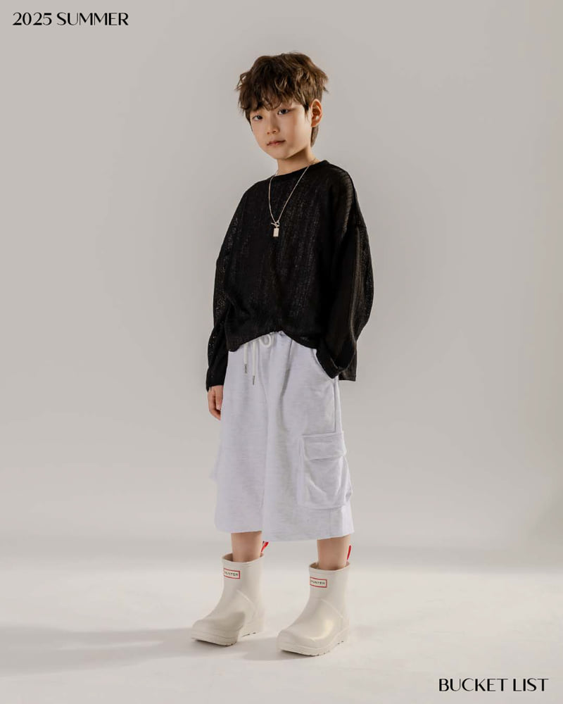 Bucket List - Korean Children Fashion - #littlefashionista - Jersey Bermuda Pants - 10