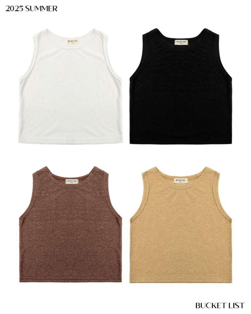 Bucket List - Korean Children Fashion - #littlefashionista - Basic Sleeveless Tee