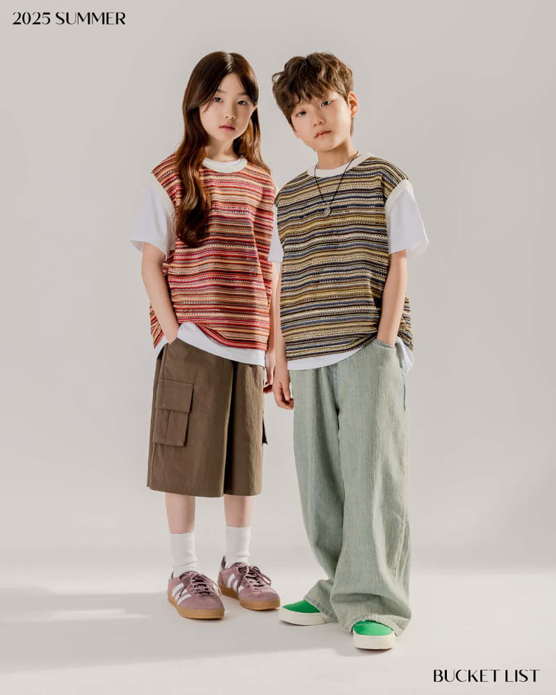 Bucket List - Korean Children Fashion - #littlefashionista - Punching Vest - 9