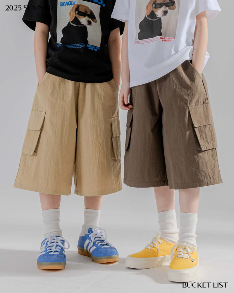 Bucket List - Korean Children Fashion - #magicofchildhood - Bermuda Cargo Pants - 6