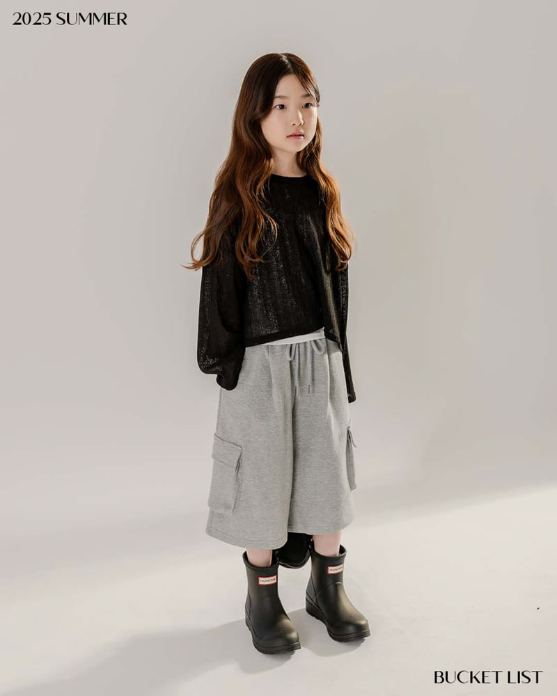 Bucket List - Korean Children Fashion - #minifashionista - Summer Crop Long Sleeve Tee - 8