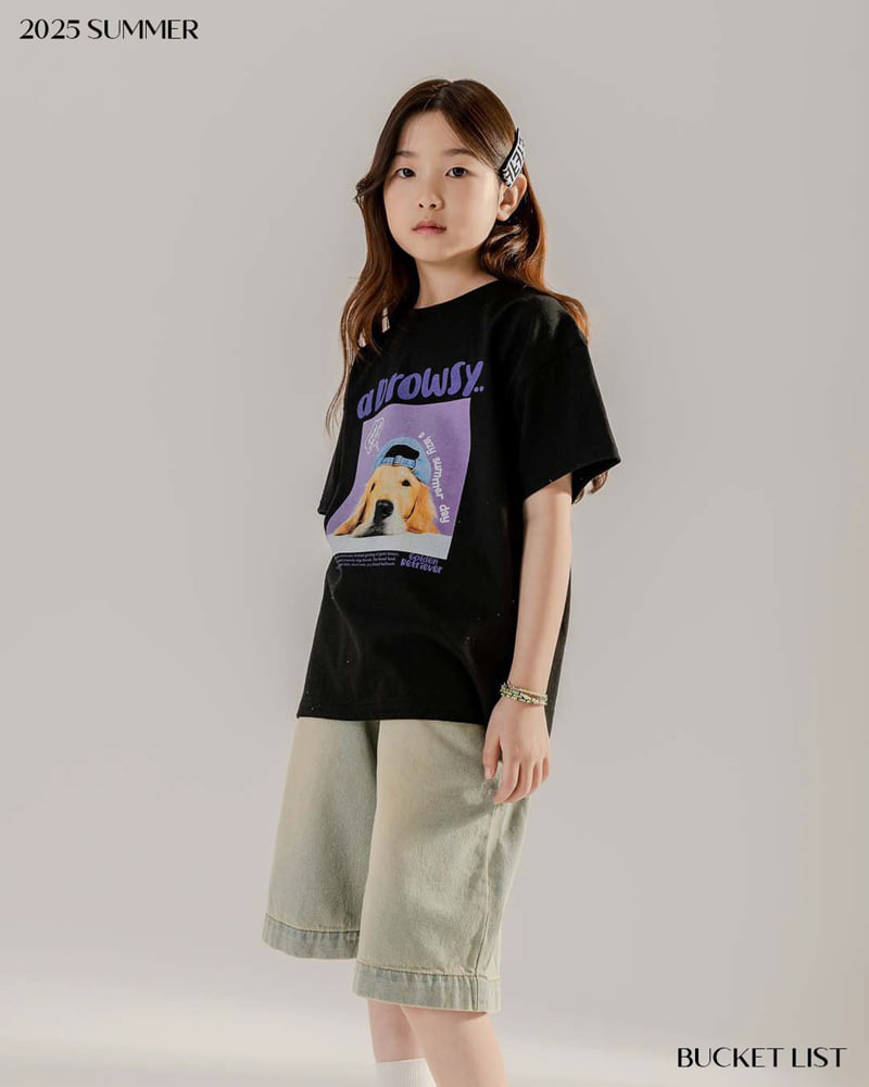 Bucket List - Korean Children Fashion - #minifashionista - Washed Bermuda Denim Pants - 6
