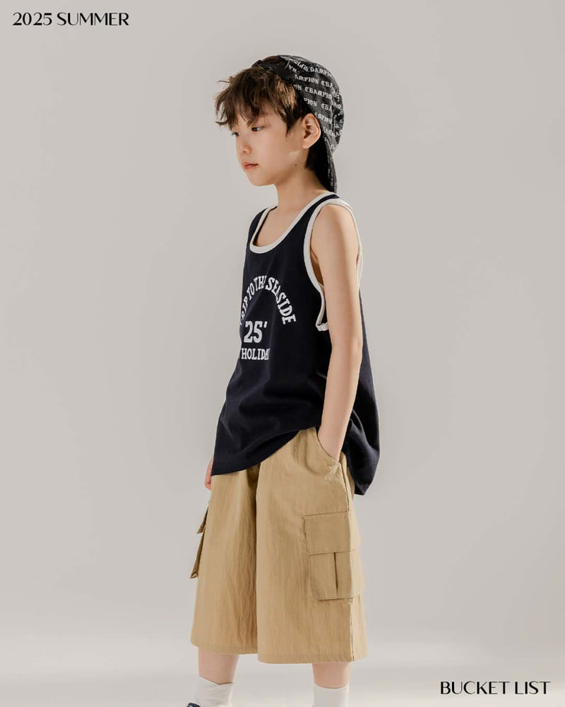 Bucket List - Korean Children Fashion - #minifashionista - Trip Mango Sleeveless Tee - 12