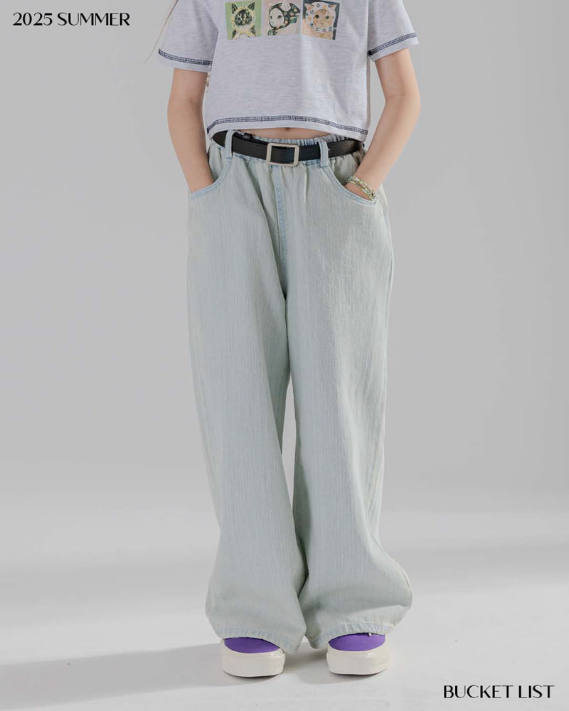 Bucket List - Korean Children Fashion - #minifashionista - Summer Teen Wide Pants - 9