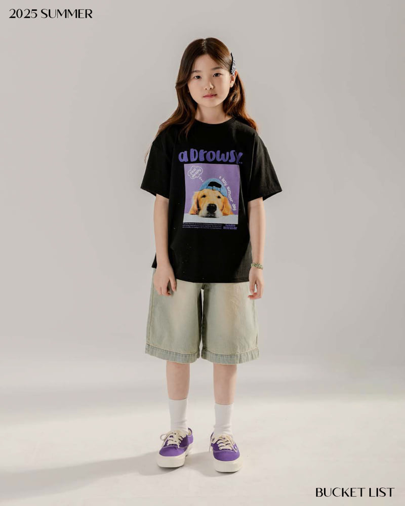 Bucket List - Korean Children Fashion - #minifashionista - Retriever Short Sleeve Tee - 5