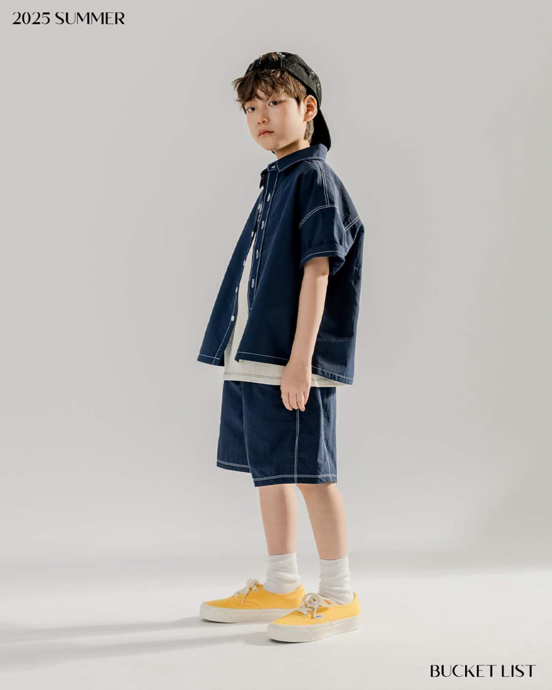 Bucket List - Korean Children Fashion - #prettylittlegirls - Anorak Short Sleeve Shirt - 10