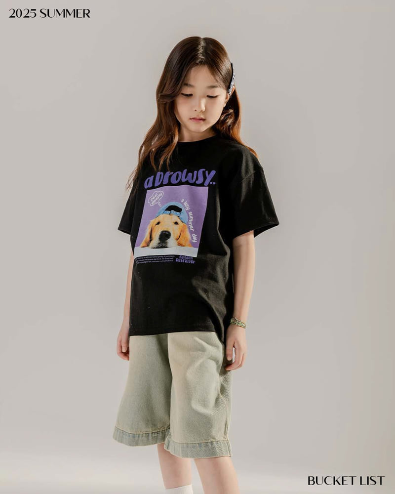 Bucket List - Korean Children Fashion - #prettylittlegirls - Washed Bermuda Denim Pants - 7
