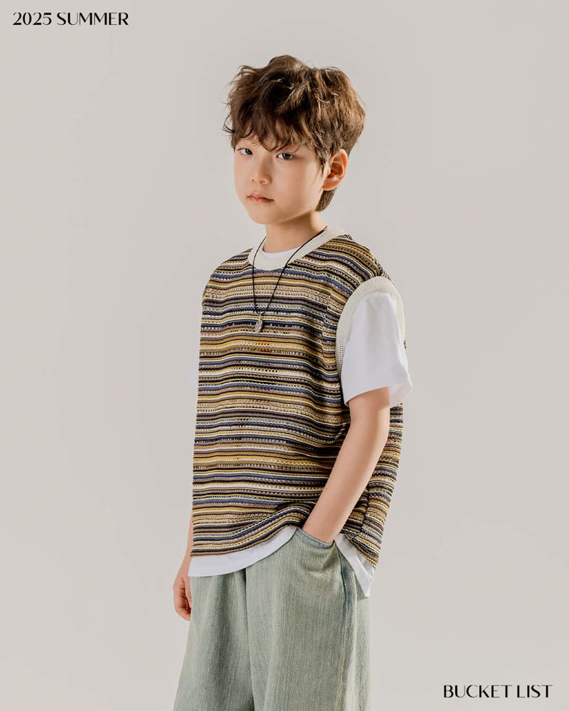 Bucket List - Korean Children Fashion - #prettylittlegirls - Punching Vest - 12