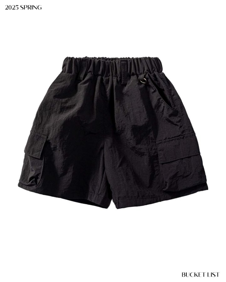 Bucket List - Korean Children Fashion - #todddlerfashion - Nylon Cargo Shorts - 3