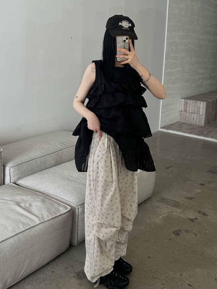 Buckle - Korean Women Fashion - #momslook - Bass Frill One-piece - 3