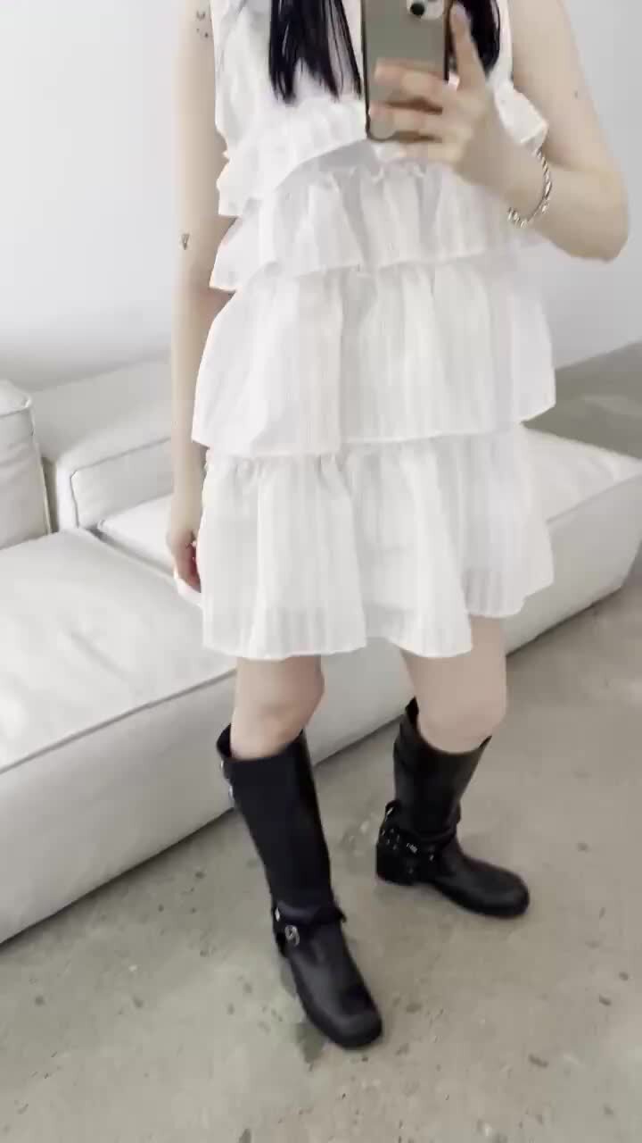 Buckle - Korean Women Fashion - #momslook - Bass Frill One-piece - 9