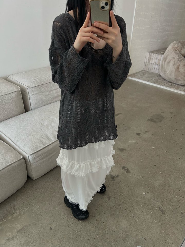 Buckle - Korean Women Fashion - #womensfashion - Satin Cancan Skirt - 4