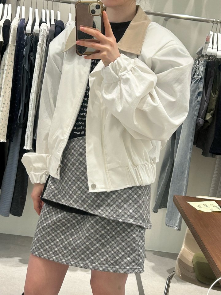 Buckle - Korean Women Fashion - #momslook - Check Wrap Skirt - 8