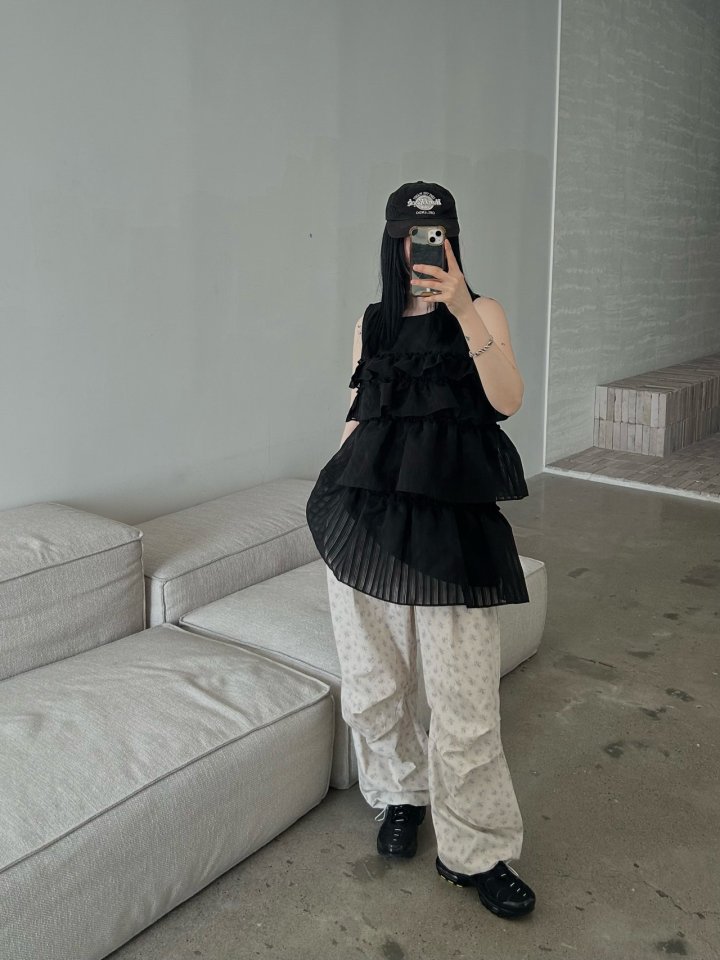 Buckle - Korean Women Fashion - #momslook - Bass Frill One-piece - 4