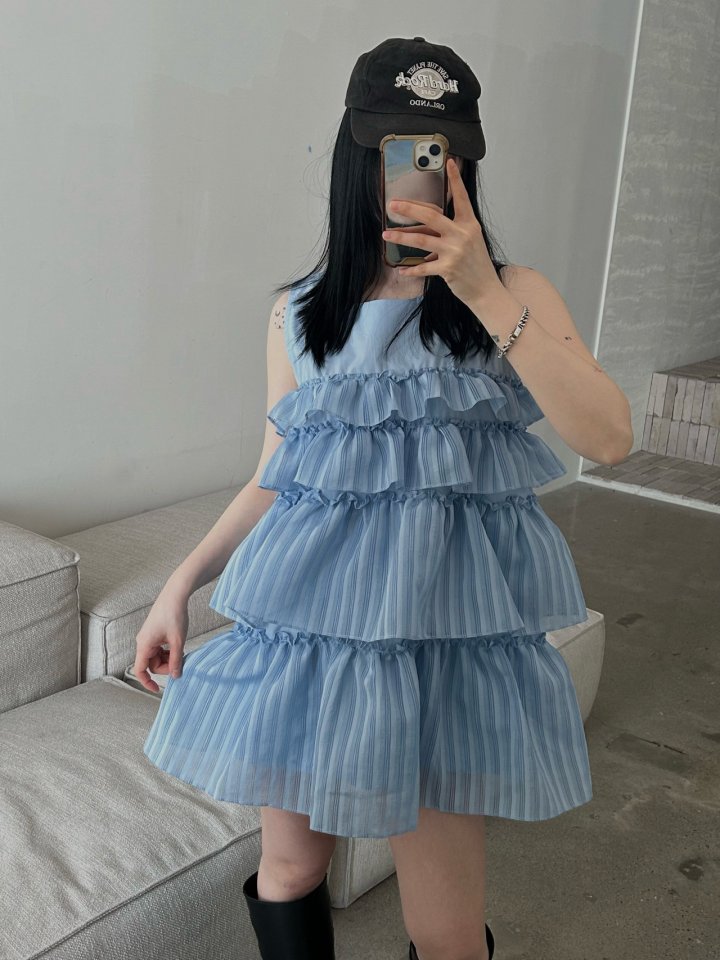 Buckle - Korean Women Fashion - #womensfashion - Bass Frill One-piece - 9