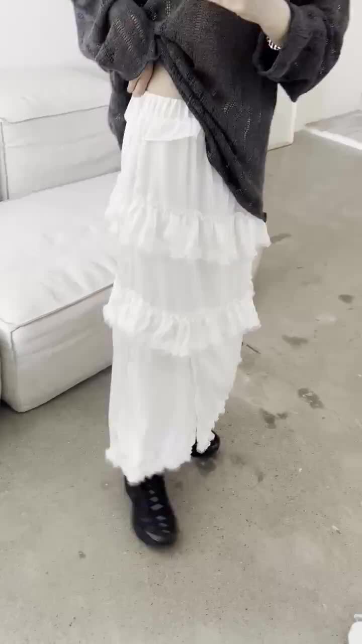 Buckle - Korean Women Fashion - #womensfashion - Satin Cancan Skirt - 7