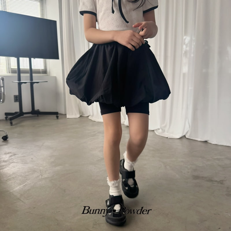Bunny Powder - Korean Children Fashion - #stylishchildhood - Ian Skirt Leggings - 4