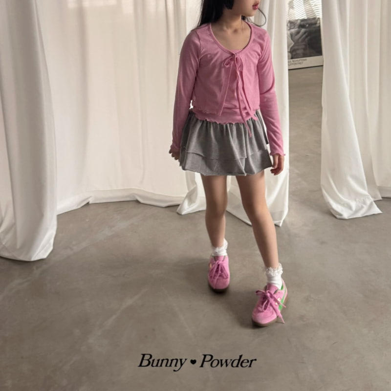 Bunny Powder - Korean Children Fashion - #childofig - Linen Cardigan Set