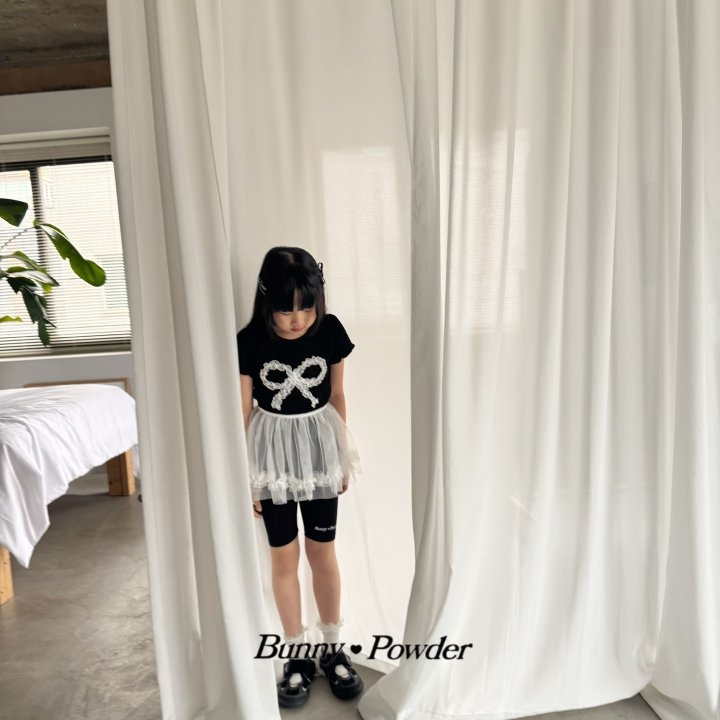 Bunny Powder - Korean Children Fashion - #childofig - Biker Leggings - 3