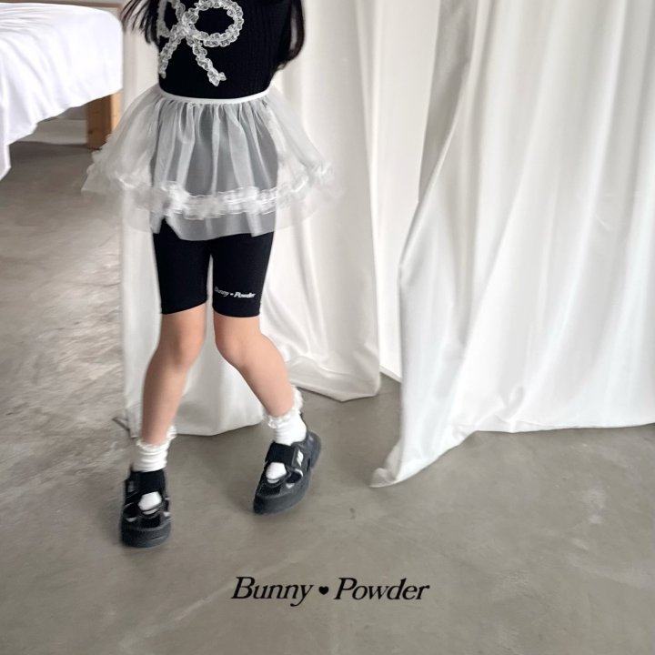 Bunny Powder - Korean Children Fashion - #childofig - Biker Leggings - 4